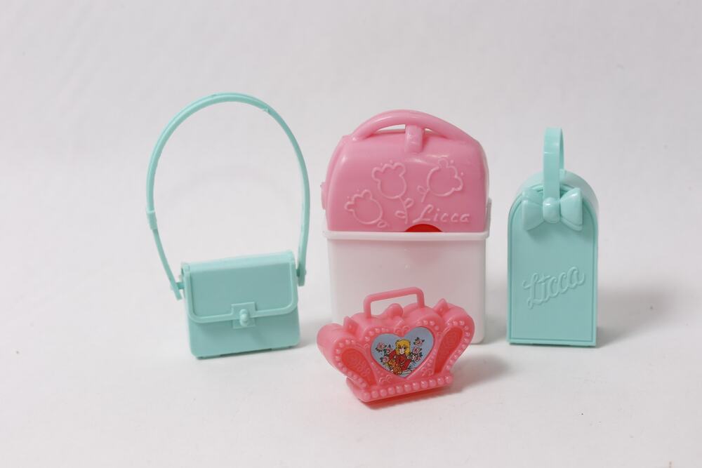 Vintage Takara Tomy Licca-chan Toy Bags Doll Accessories ~ 260730-WH 463